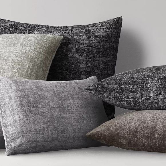 Restoration HardwareItalian Mottled Chenille Pillow Covers + InsertLumbar